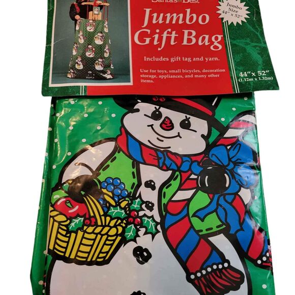 Vintage NEW 90's Large Christmas Gift Bags - Picture 2 of 5